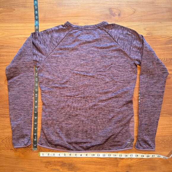 Nike Dri Fit Thermal Running Top, Purple Heather,‎ Medium - Picture 3 of 10